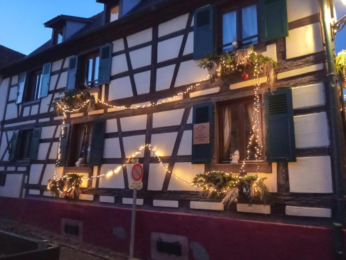 Gites Aux Fines Bulles D'Alsace Spa Privatif En Supplement Bergheim Esterno foto